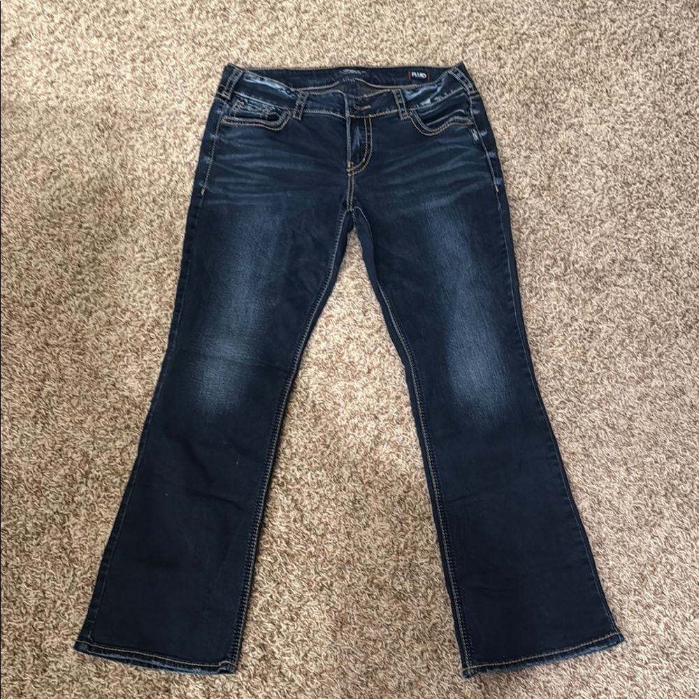 Silver Jeans Blue Flare Wide Leg Denim